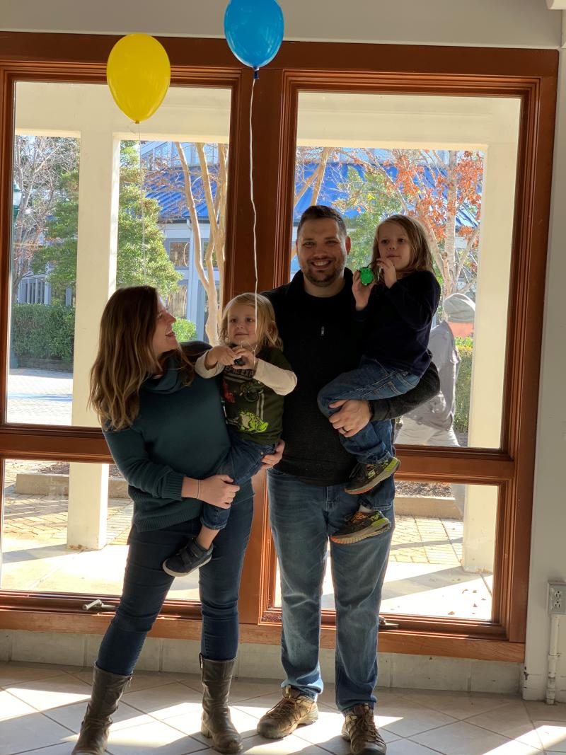 Joyner poses for a photo in Coolidge Park