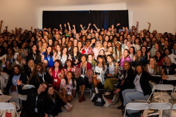 WITS attendees pos for a group photo