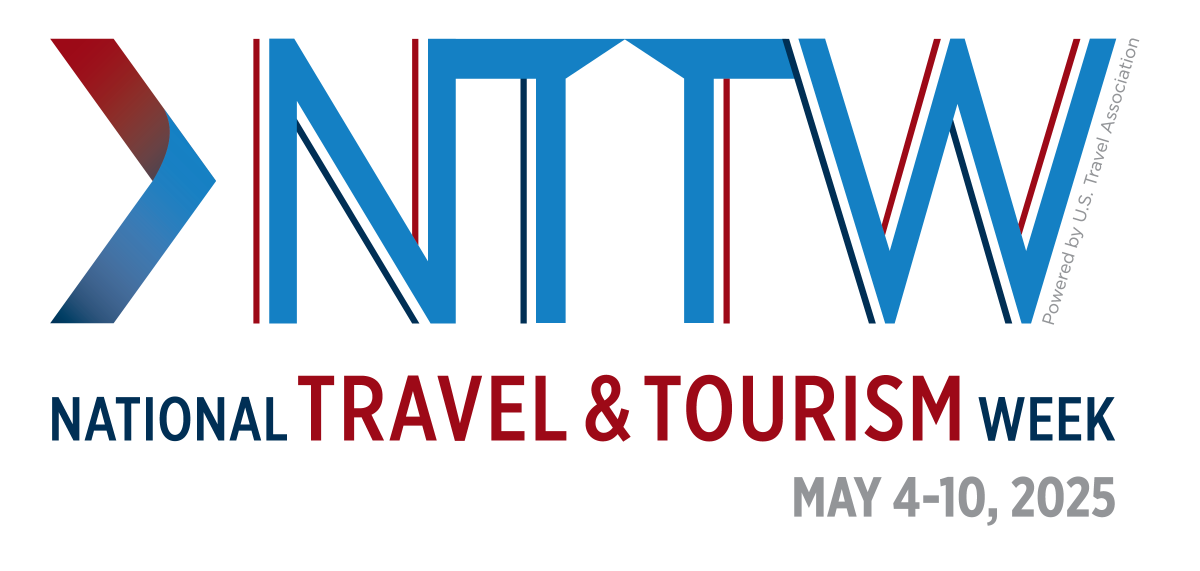 NTTW logo | National Travel & Tourism Week | May 4-10, 2025